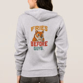 Veste À Capuche "Fries avant les garçons" (Dos)