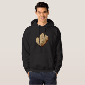 Veste À Capuche Fromage Cheddar Cheddar Savoureux 1 (Devant entier)