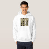 Veste À Capuche Fromage Cheddar de Ferme, Fromage Rustique (Devant entier)