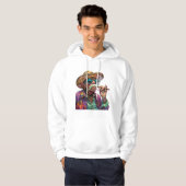 Veste À Capuche Fumée et sagesse (Devant entier)