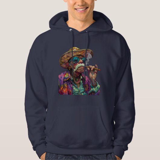 Veste À Capuche Fumée et sagesse (Devant)