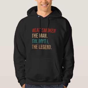 Veste À Capuche Fumeur de viande Fumeur de barbecue Vintage Grille