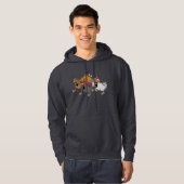 Veste À Capuche Funérailles de poulet (Devant entier)
