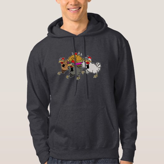 Veste À Capuche Funérailles de poulet (Devant)
