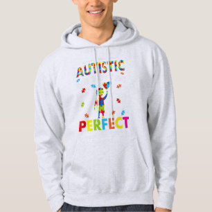 Veste À Capuche Funny Autism cite "La société dit que je suis auti