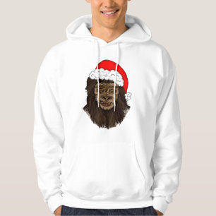 Veste À Capuche Funny Bigfoot Dans L'Humour Sasquatch De Santa Hat