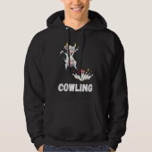Veste À Capuche Funny Bowling Strike Bowling Pin Cow Bowler Bowlin (Devant)