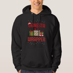 Veste À Capuche Funny Christmas Gangsta Wrapper