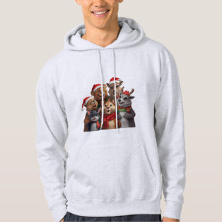 Veste À Capuche Funny Dog Trio Hoodie – Cute Animal Sweatshirt 