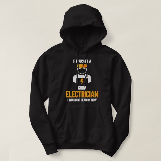 Veste À Capuche Funny Electrician Cool Electrical Engineer Design (Design devant)
