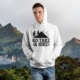 Veste À Capuche Funny Go Take a Hike Camping
