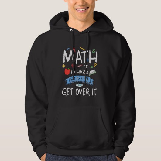 Veste À Capuche Funny Mathématiques Geeks Enseignants Maths C'est (Devant)