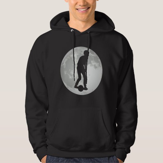 Veste À Capuche Funny One Wheel Electric Skateboard Float Sur M (Devant)