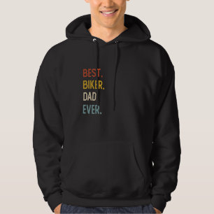 Veste À Capuche Funny Papa Chemises Meilleur Biker Papa Jamais Che