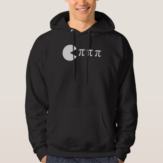 Veste À Capuche Funny Pi Day Math Science Ate Pi Symbole (Devant)