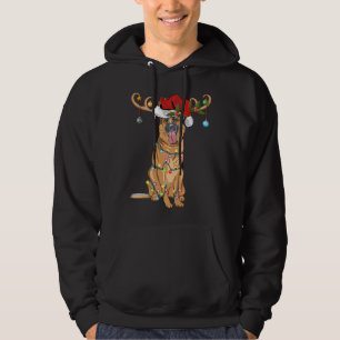 Veste À Capuche Funny Reindeer Santa Hat Berger allemand Noël