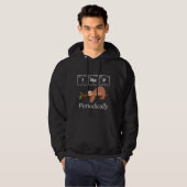Veste À Capuche Funny Science Pun Chimie Sloth Nap Lover (Devant entier)