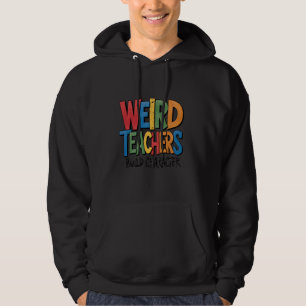 Veste À Capuche Funny Teacher Tie Dye Weird Teachers Build Charact