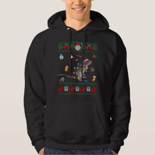 Veste À Capuche Funny Ugly Xmas Sweater Animals Lights Christmas R