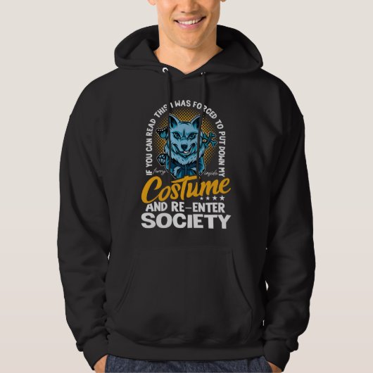 Veste À Capuche Furry fandom furrys (Devant)