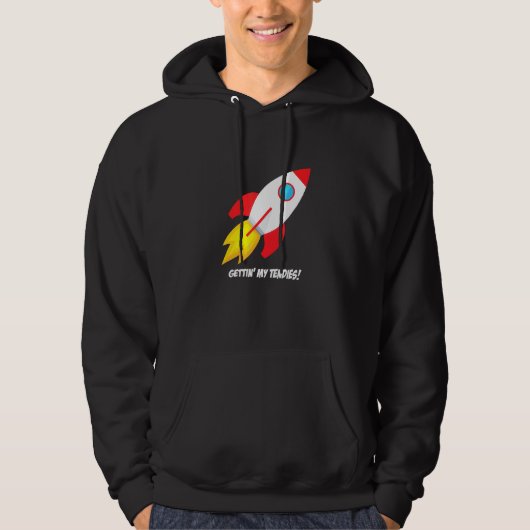 Veste À Capuche Fusées faisant exploser les actions de la lune Sto (Devant)