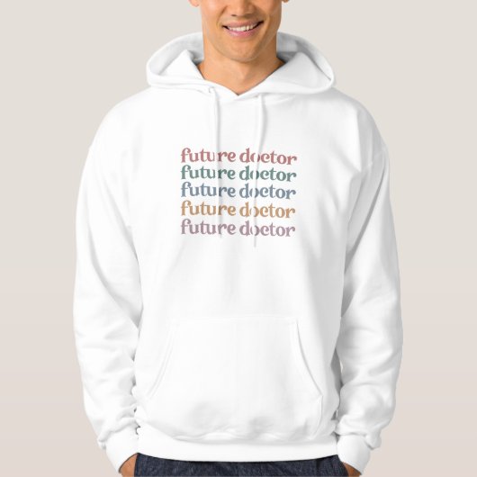 Veste À Capuche Futur Docteur Médicale école Cadeau étudiant (Devant)