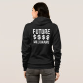 Veste À Capuche Futur millionnaire (Dos entier)
