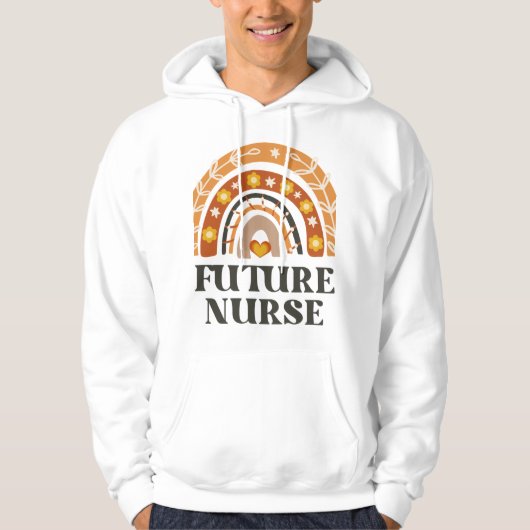 Veste À Capuche Future Nurse Vintage Rainbow (Devant)