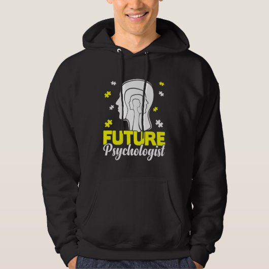 Veste À Capuche Future Psychologist School Psychology Student Grap (Devant)