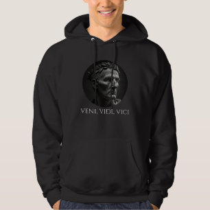 Veste À Capuche Gaius Julius Caesar Veni Vidi Vici Citation lati