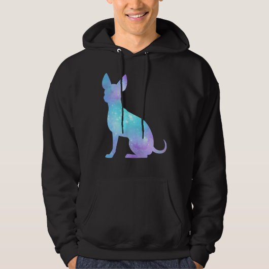 Veste À Capuche Galaxy Chihuahua (Devant)