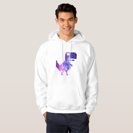 Veste À Capuche Galaxy Chrome T-Rex (Devant entier)