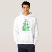 Veste À Capuche Gallion - Vert gazon (Devant entier)