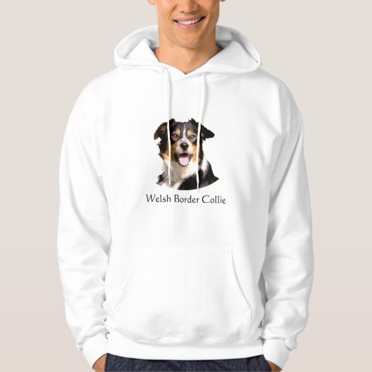 Veste À Capuche Gallois border collie (Devant)