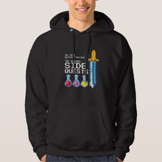 Veste À Capuche Gamer Drôle Je ne proteste pas Je fais Sid (Devant)