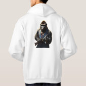 Veste À Capuche Gangster Gorilla Cocktails Chaleur (Dos)