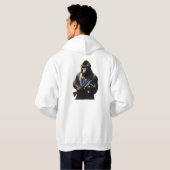 Veste À Capuche Gangster Gorilla Cocktails Chaleur (Dos entier)