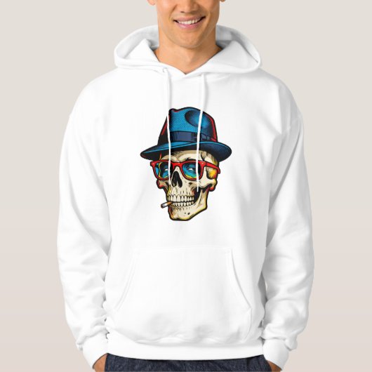 Veste À Capuche Gangster Skully (Devant)