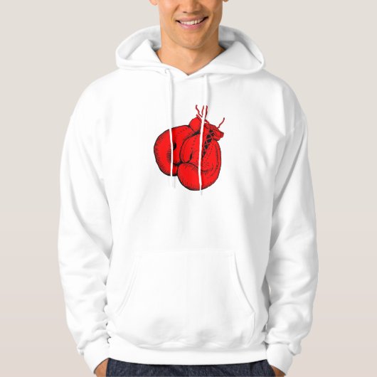 Veste À Capuche Gants de boxe rouges (Devant)