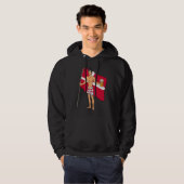 Veste À Capuche Garçon Chaud du Danemark (Devant entier)