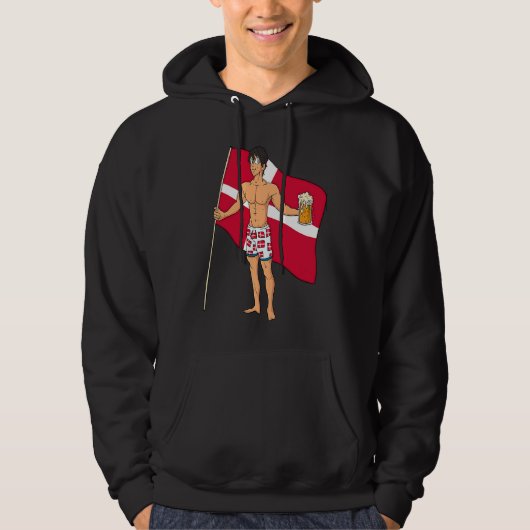 Veste À Capuche Garçon Chaud du Danemark (Devant)
