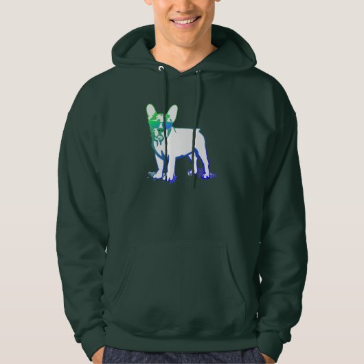 Veste À Capuche Garçon French Bulldog le plus cool (Devant)