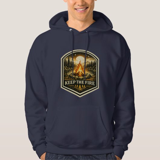 VESTE À CAPUCHE GARDER LE FEU (Devant)
