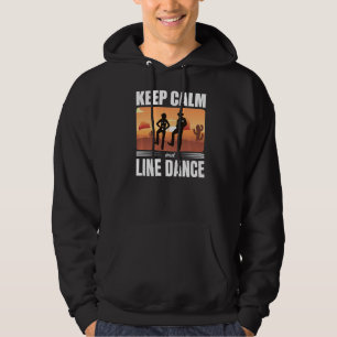 Veste À Capuche Gardez Le Calme Et La Ligne Danse Danse