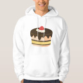 Veste À Capuche Gâteau au Chocolat avec Fraise (Devant)
