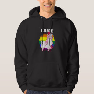 Veste À Capuche Gay pride Rainbow Lgbtq Mariage Llama Lesbian Bri