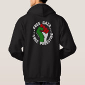Veste À Capuche gaza libre palestine (Dos)