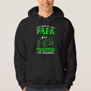 Veste À Capuche Geboren Um Mit Papa Trktor Zu Fahren, Une Idée Agr