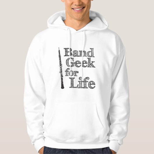 Veste À Capuche Geek du groupe Oboe (Devant)