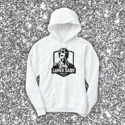 Veste À Capuche Geek Gamer Papa Fête des pères heureuse |